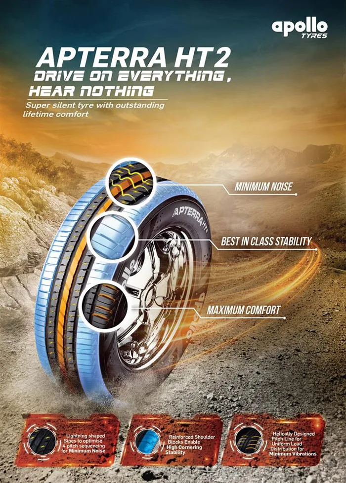 ยางรถยนต์ Apollo รุ่น Apterra HT2